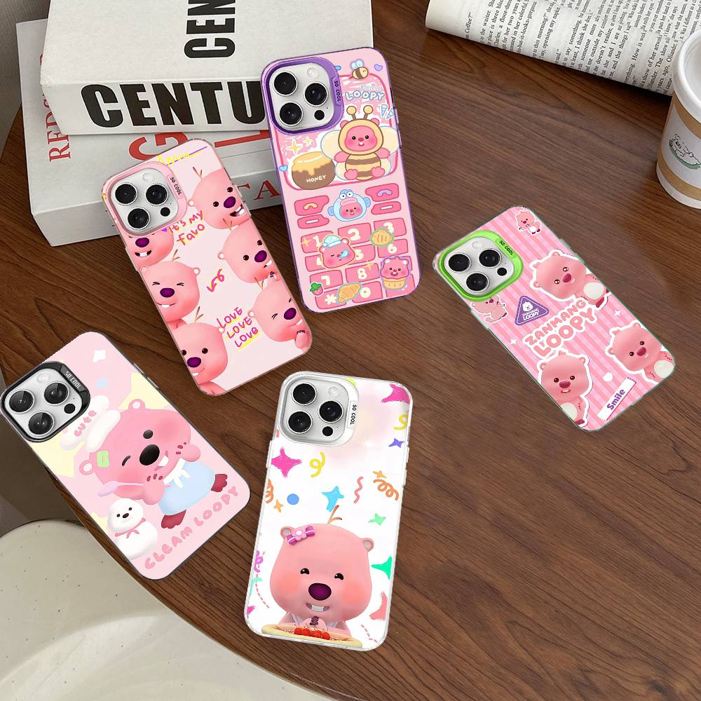 韓国ザンマン L-Loopy スマホケース iPhone 1 - Phone Cases Loopy のレビューと価格