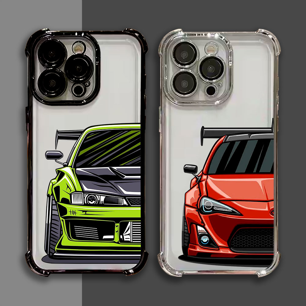 漫画風東京JDMドリフトスポーツカーソフトケース iPhon - Phone Cases Tokyo のレビューと価格