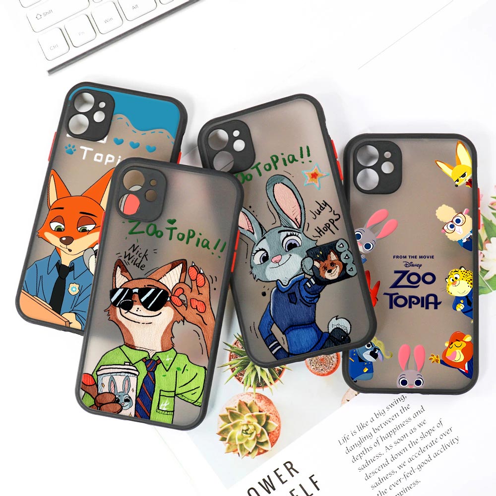 ディズニー ニック ジュディ マット半透明ケース iPhon - Phone Cases Durable のレビューと価格