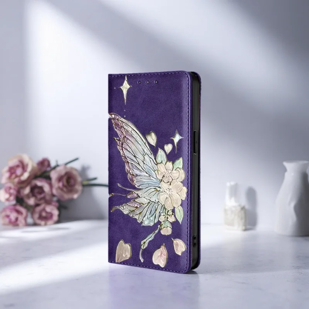 塗装済み磁気フリップレザーウォレットケース Samsung  - Phone Cases Samsung S23 のレビューと価格
