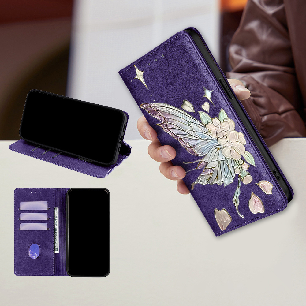 塗装済み磁気フリップレザーウォレットケース Samsung  - Phone Cases Samsung S23 のレビューと価格